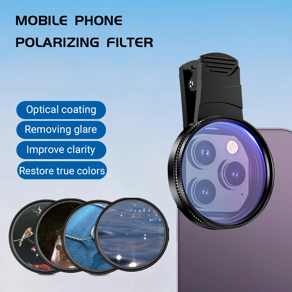 Photography With Mobile - 52MM Mobile Phone Lens Universal Polarizer