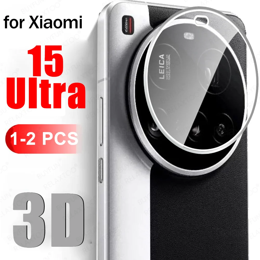 Photography Kit Xiaomi 15 Ultra - 1-2Pcs 3D Curved HD Camera Protector