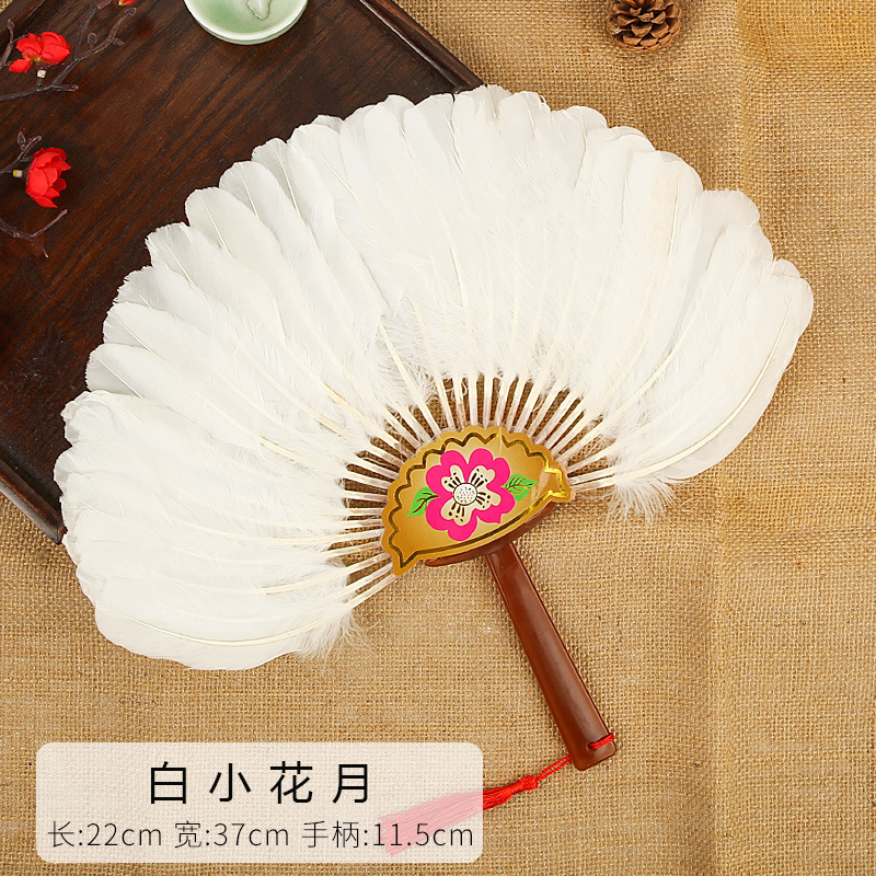 Photography Vintage Style - Vintage Feather Fan Handmade Craft Hand