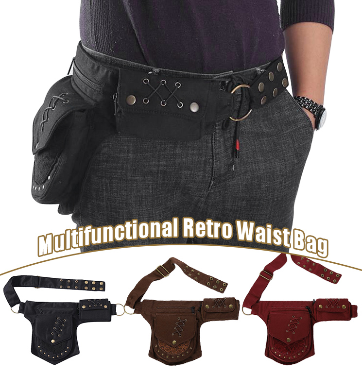Photography Vintage Style - Women Vintage Fanny Pack Tactical Multifunctional