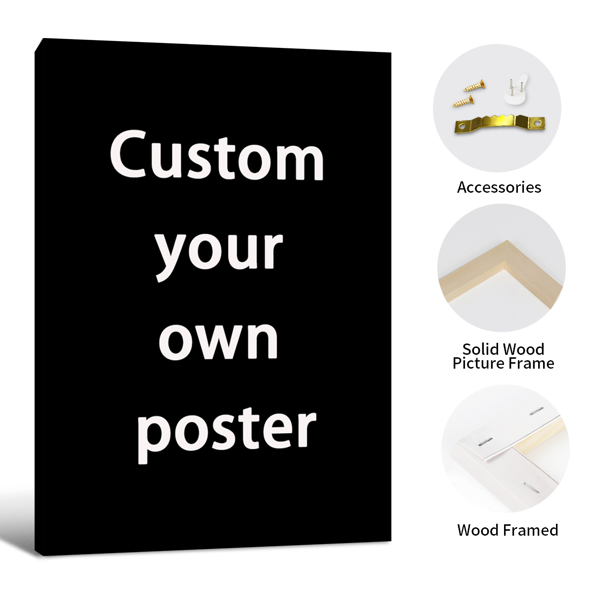 Photography Pose - Custom posters framed wall art customized