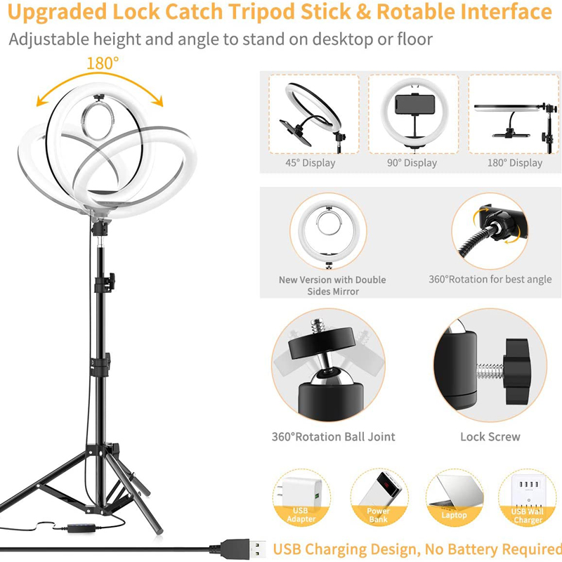 16/26/33cm Selfie Ring Light P - đánh giá và giá Photography Kit Pro