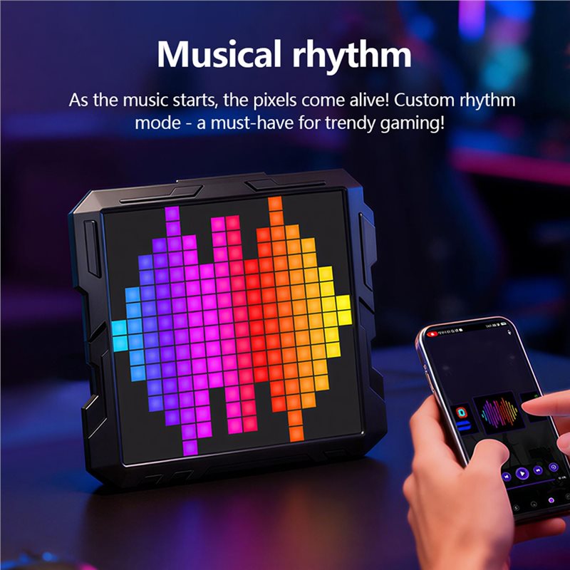 ABGH-Smart Digital Night Light - đánh giá và giá Pixel Art Led Panel
