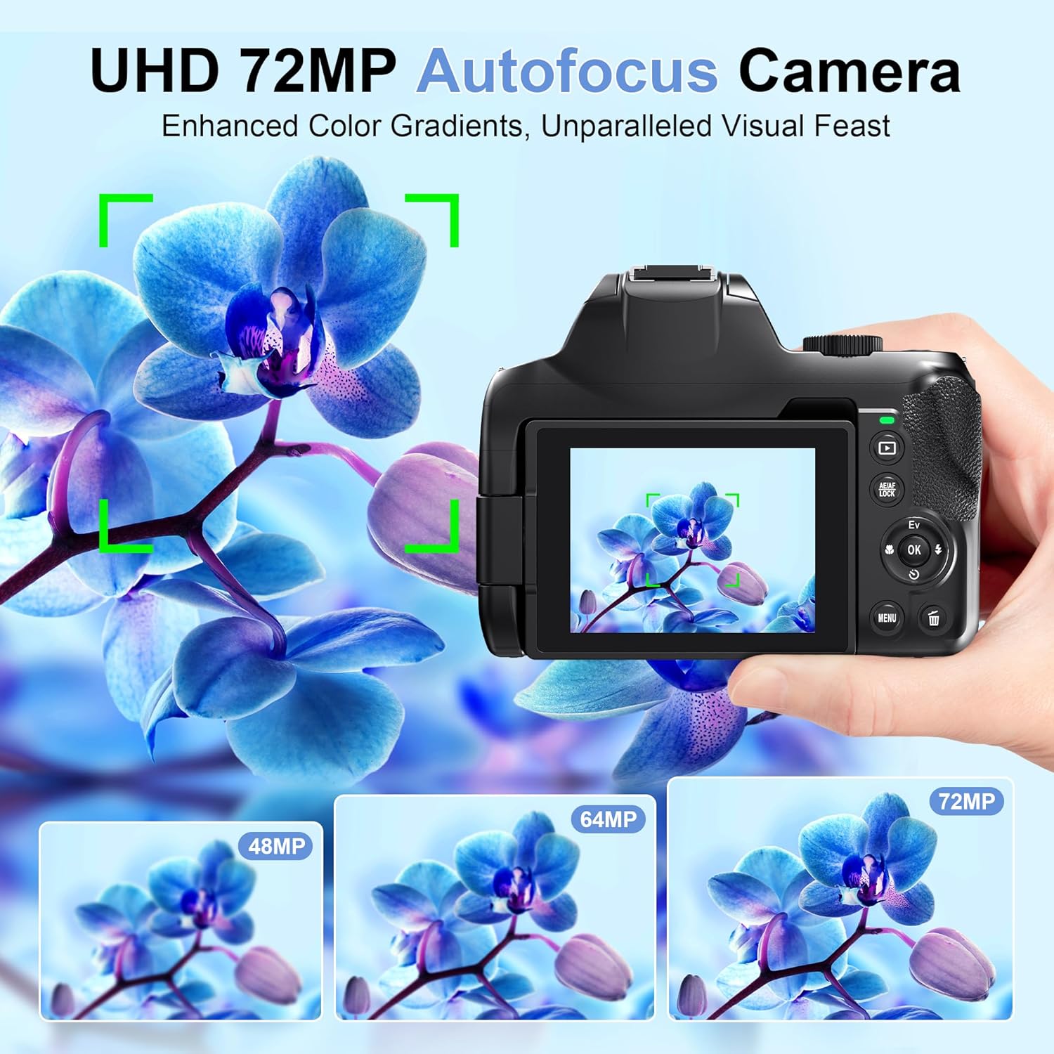 4K HD Digital Camera for Photo - đánh giá và giá Photography Natural Lighting