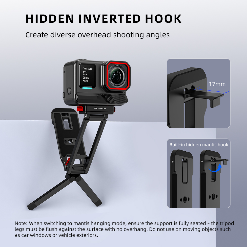Flymile Metal Tripod Quick-rel - đánh giá và giá Photography Grip Insta360 X5