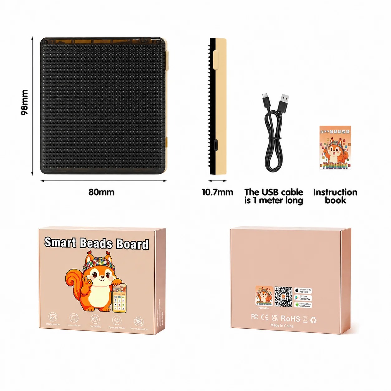 Smart LED Light Board Pixel Ar - đánh giá và giá Pixel Art Led Panel