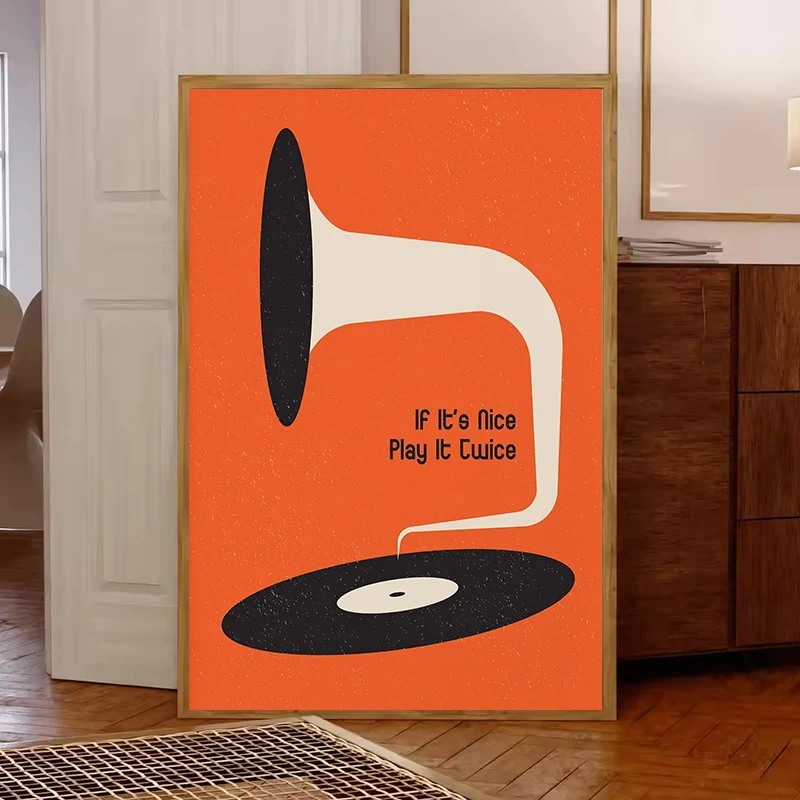 Mid Century Vinyl Record Canva - đánh giá và giá Photography Pose