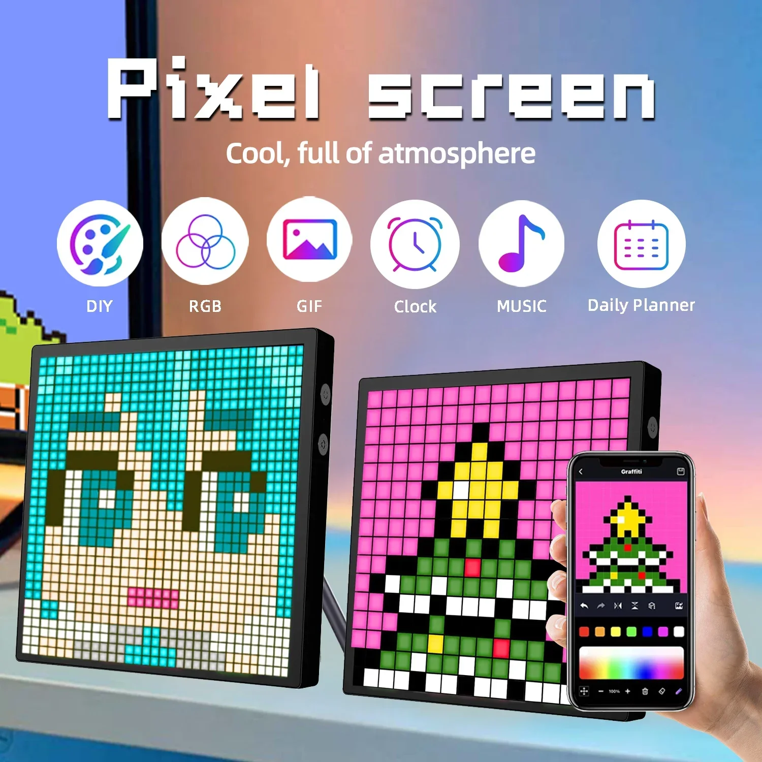 Smart LED Matrix Pixel Display - đánh giá và giá Pixel Art Led Panel