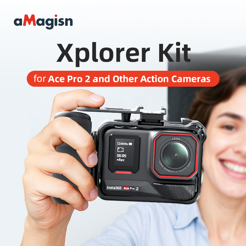 aMagisn Xplorer Kit Street Pho - đánh giá và giá Photography Grip Insta360 X5