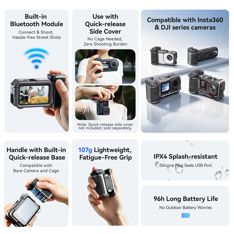 For Insta360 X5 x4 Air Go Ultr - đánh giá và giá Photography Grip Insta360 X5