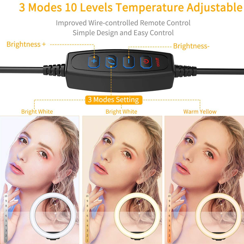 Video Light 16/26/33cm Selfie  - đánh giá và giá Photography Kit Pro