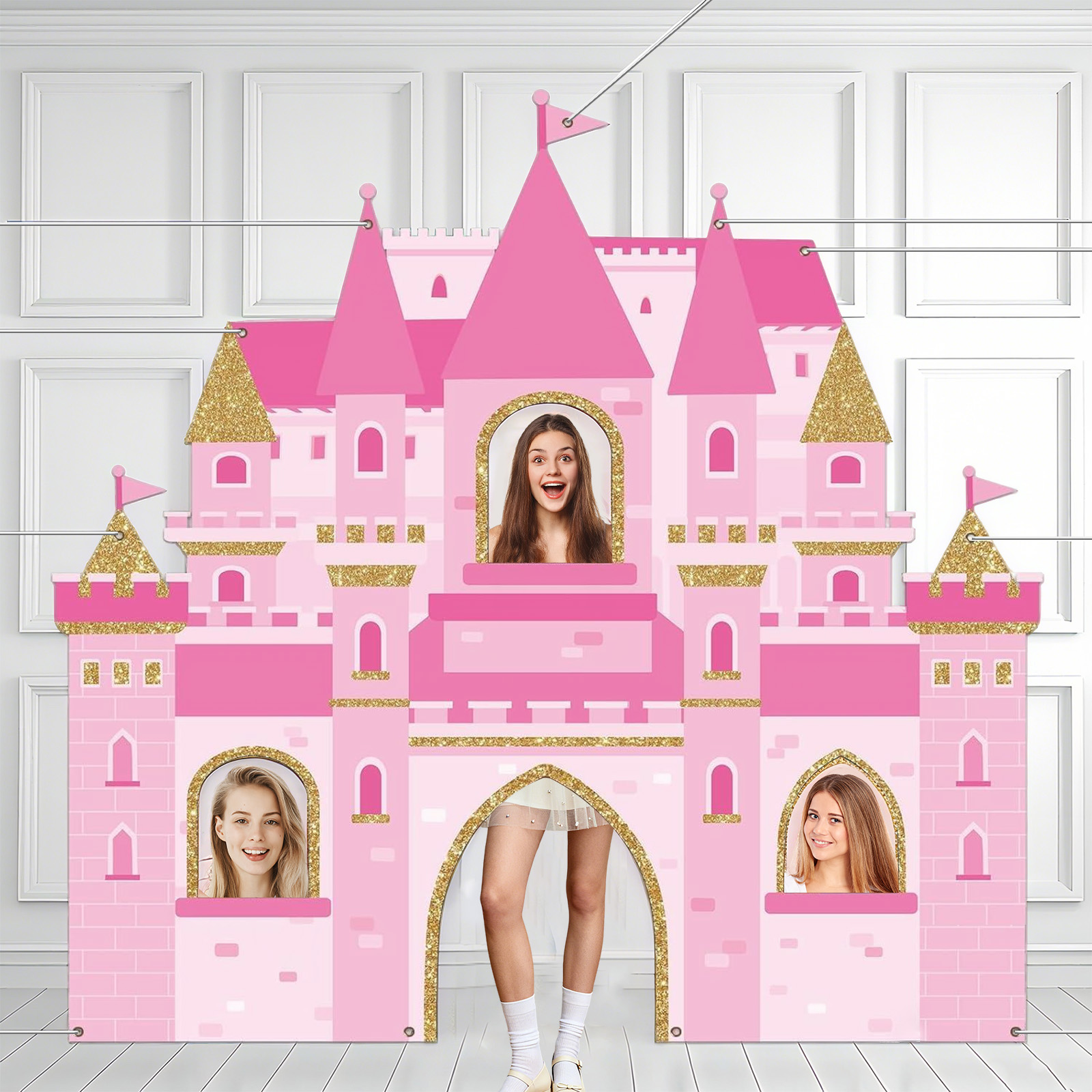Pink Castle Party Photo Booth  - đánh giá và giá Photography Aesthetic
