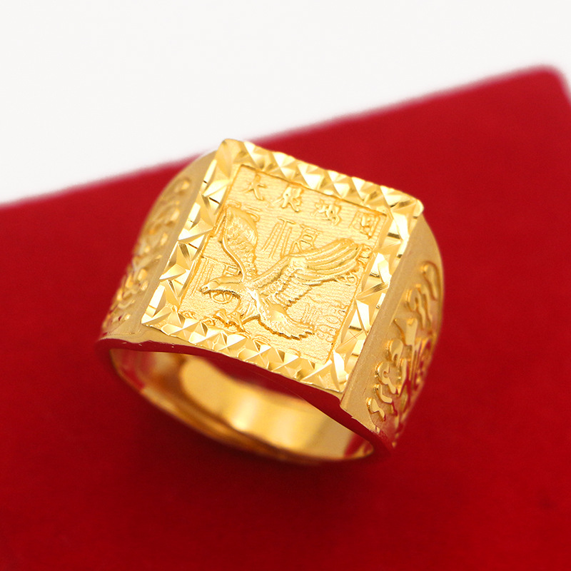 Grand Ambition Ring Men's 24K  - đánh giá và giá Photography Yellow