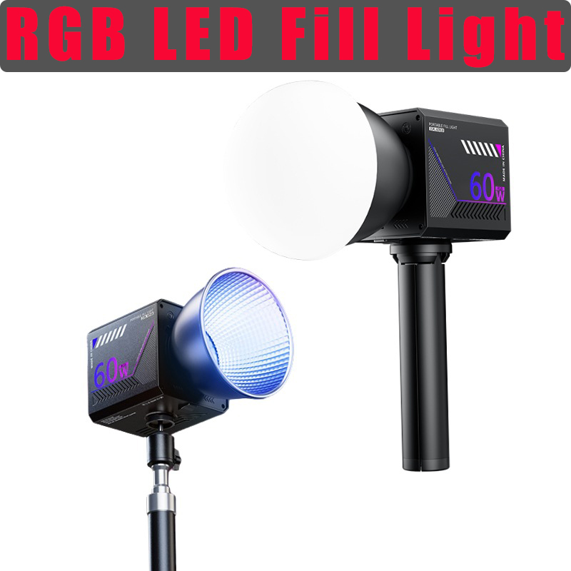 60W RGB Video Light Portable L - đánh giá và giá Photography Natural Lighting