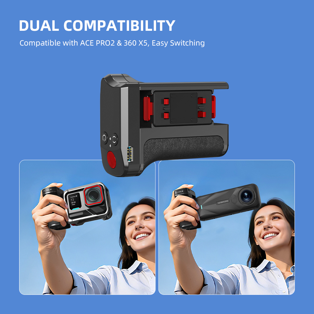 Flymile 50M Bluetooth Grip Han - đánh giá và giá Photography Grip Insta360 X5