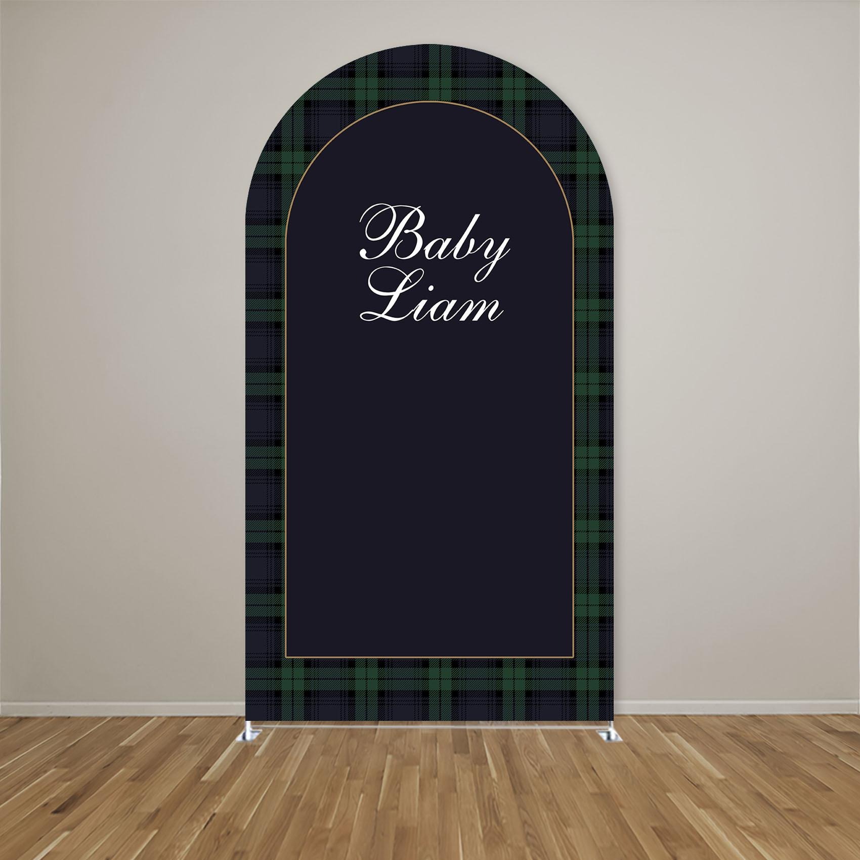 Custom Name Green Plaid Arch B - đánh giá và giá Photography Names